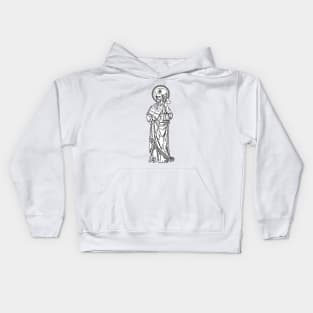 St. James the Pilgrim - Botafumeiro silver bkg Kids Hoodie